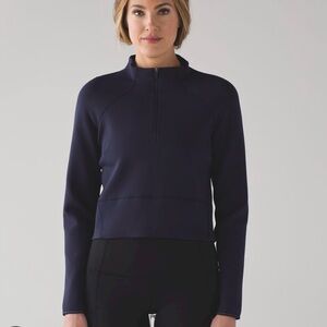 New!! Lululemon Kicking Asphalt 1/2 Zip
Midnight Navy Size 6